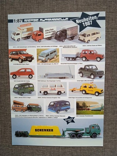 Rietze auto modelle - rietze, neuheiten