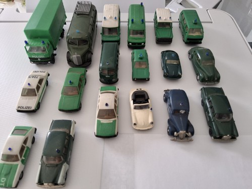 Konvolut automodelle polizei - konvolut,