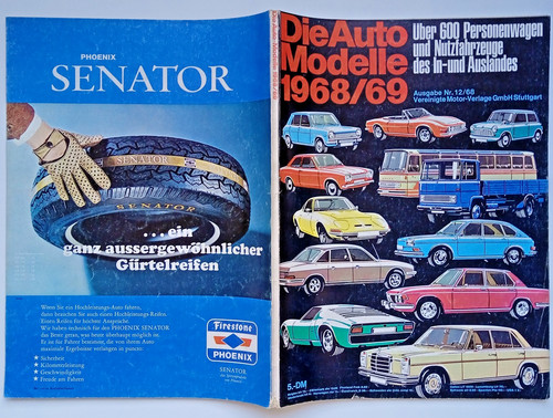 Auto modelle 1968 12 - modelle, 1968/69