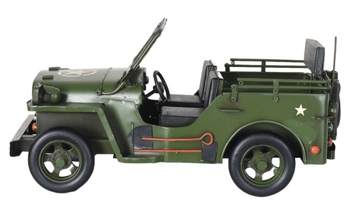 Army jeep blechmodell - jeep, retro